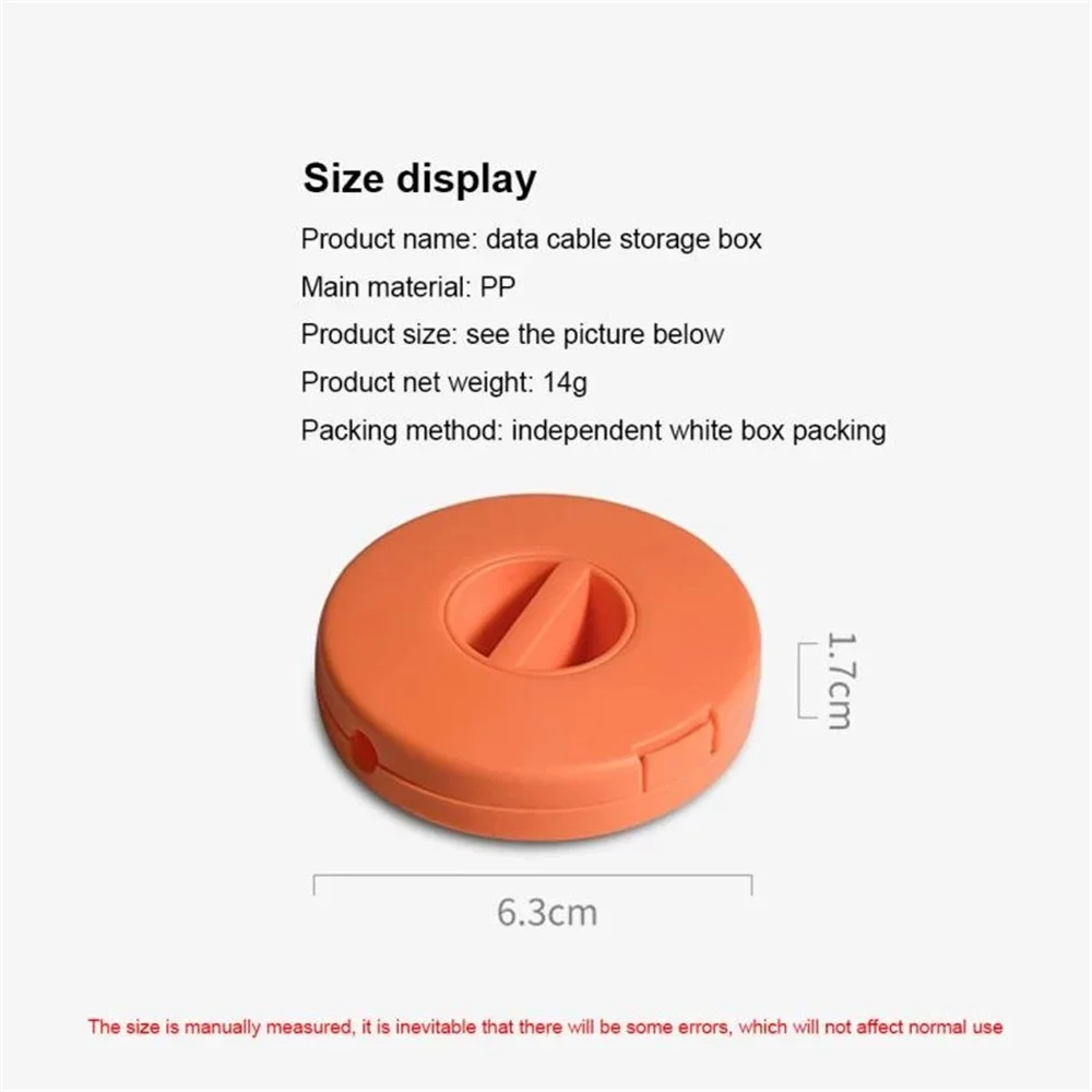 

Mini Round Wire Cable Clips Organizer Clips Cord Management Holder USB Charging Data Line Cable Winder