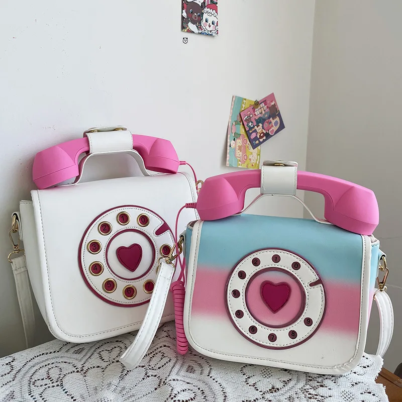 

Wriufred Personality messenger bag new fashion phone female western style fashion creative simulation shoulder bag for women