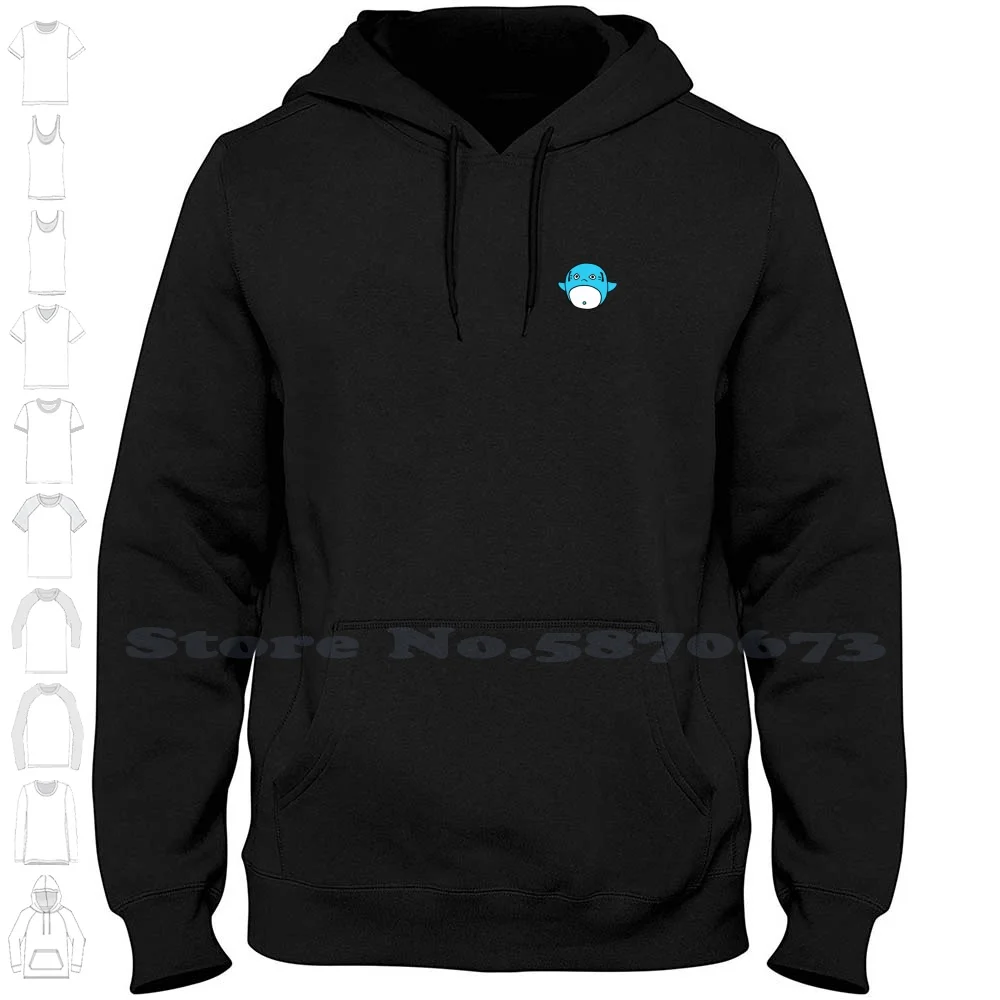 Porter Robinson Potaro Long Sleeve Hoodie Sweatshirt Dj Potaro Robinson Edm Music Cute Kawaii Blue Ghost Electronic Dance