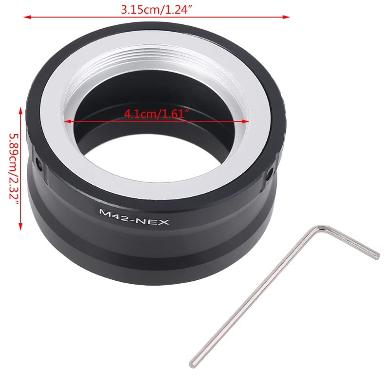 

M42 Screw Camera Lens Converter Adapter For SONY NEX E Mount NEX-5 NEX-3 NEX-VG10
