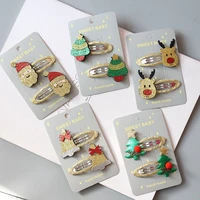 nice looking clips christmas hair clips 1 set hairpins barrettes colorful side hair clips colorful christmas hair accessories