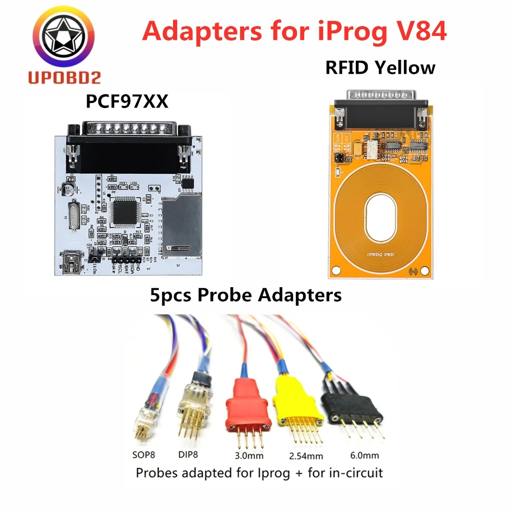 Адаптер iProg Pro PCF79XX для считывания SD-карт RFID адаптер 5 шт. зонда программатора