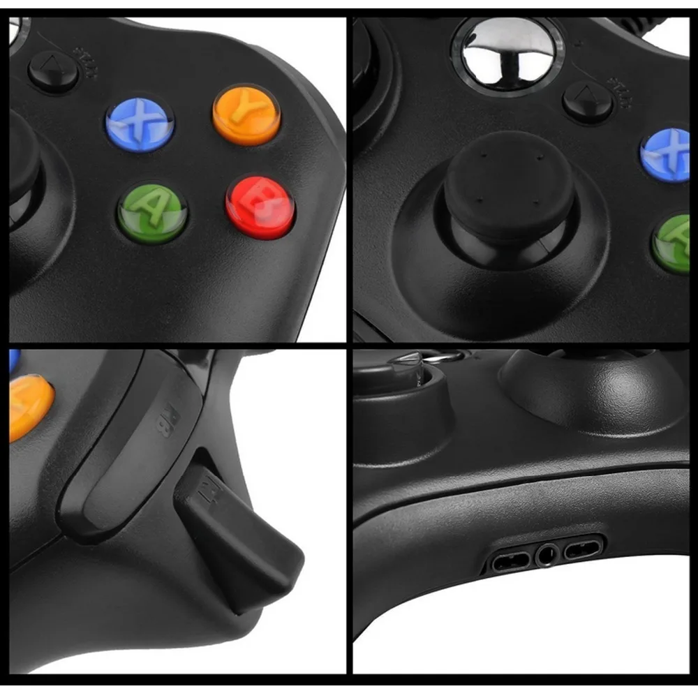 Игровой геймпад для Microsoft xbox 360 контроллер проводной игровой коврик Джойстик ПК