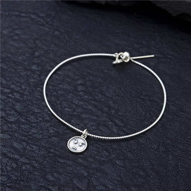 M &amp C модные серебряные ювелирные изделия серьги в виде смайлика 100%