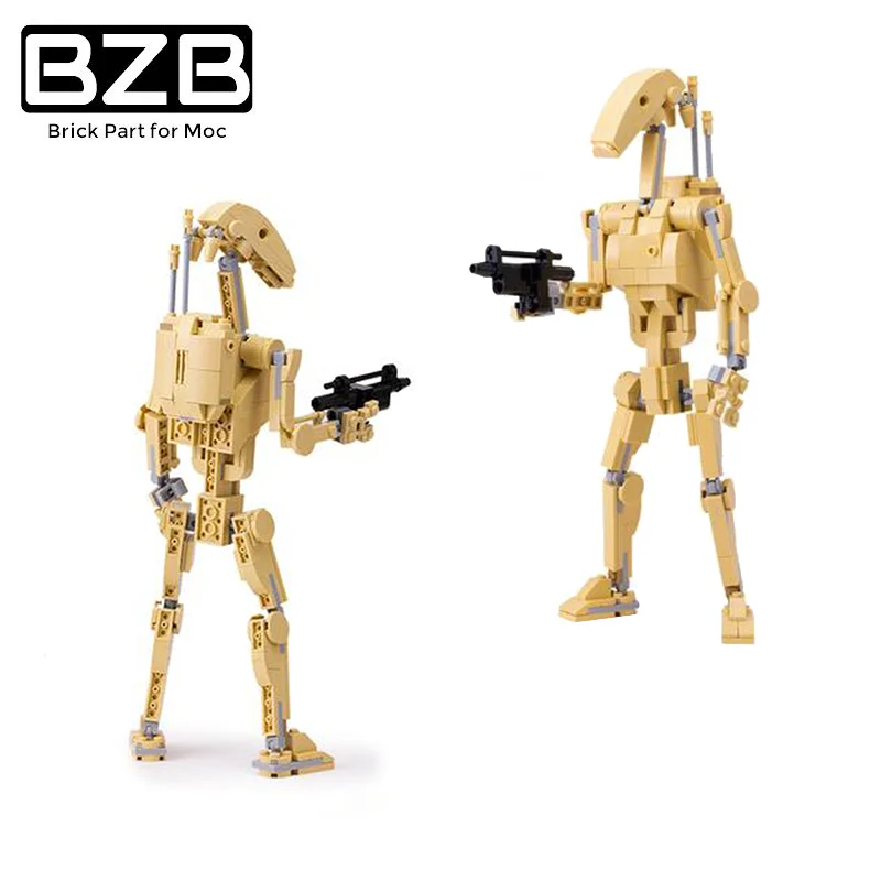 BZB MOC Star серия торговля роботом творческие строительные блоки модель дети мальчики DIY головоломка игры кирпичи детали игрушки лучшие подарки