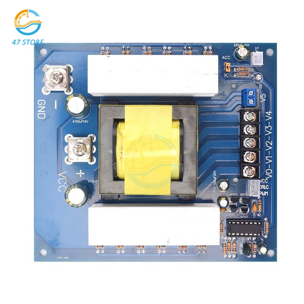 

DC12V 1000W Inverter Boost Board DC to AC Boost Sine Wave Correction Wave Single Silicon Machine Front Stage