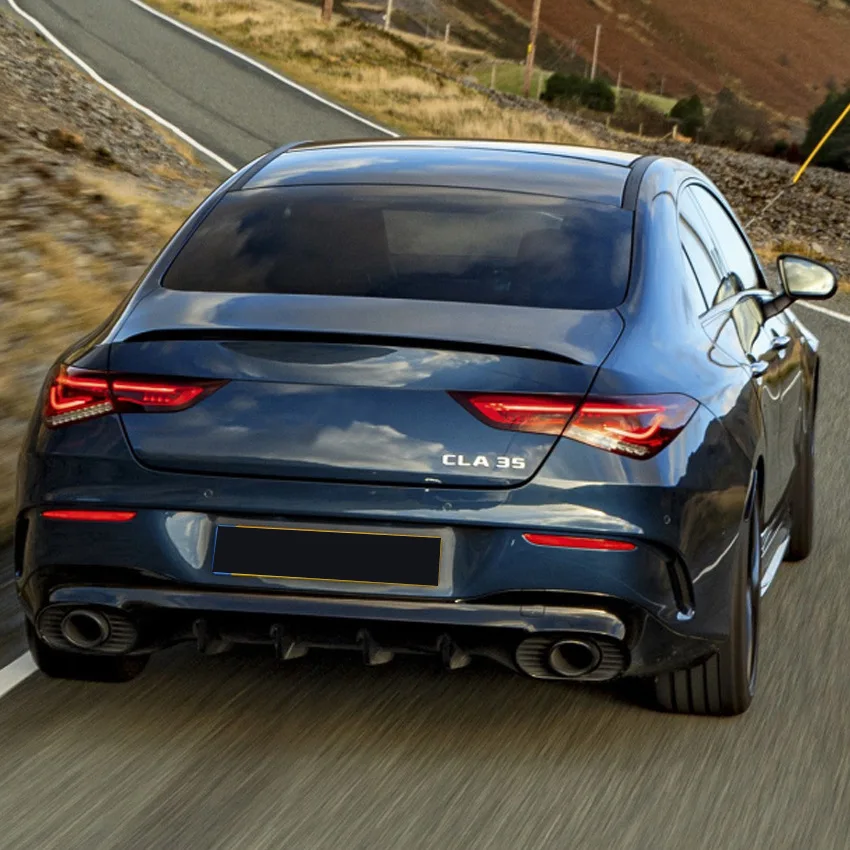 

2021 подходит для модификации спойлера для губ и хвоста Benz Cla 200 260 Cla35 Amg C118