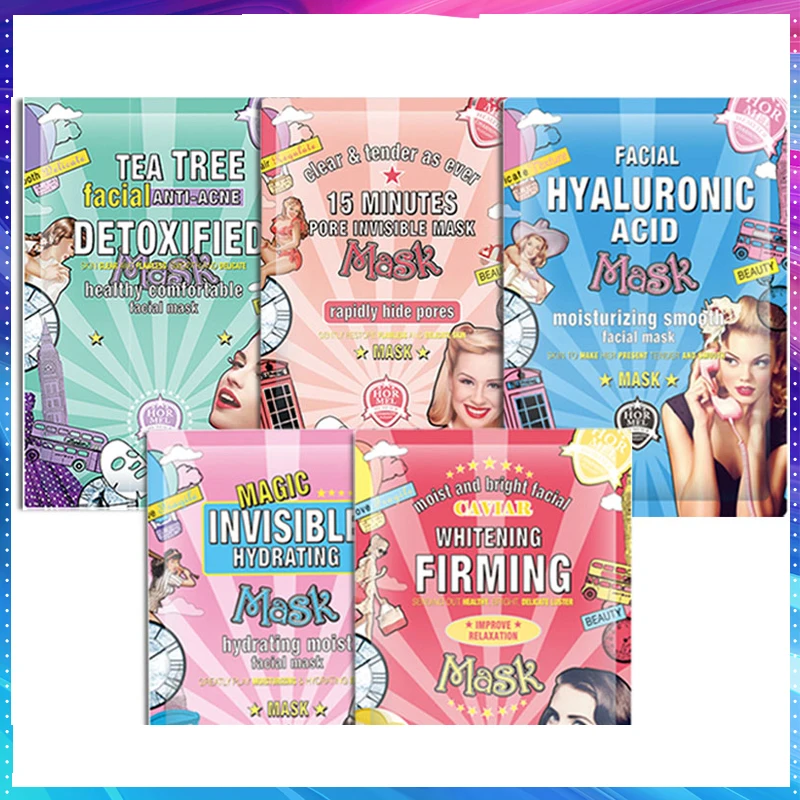 3 шт. Корейская маска для лица увлажняющий лист черная точка лечение устранения