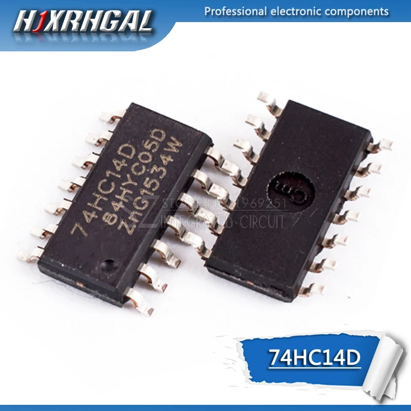 1 шт. 74HC14D SOP14 74HC14 SOP SN74HC14DR SN74HC14 SMD 7414|Интегральные схемы| |