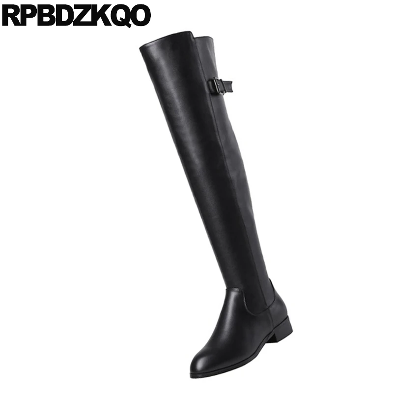 Сапоги женские зимние из натуральной кожи на массивной подошве | Обувь