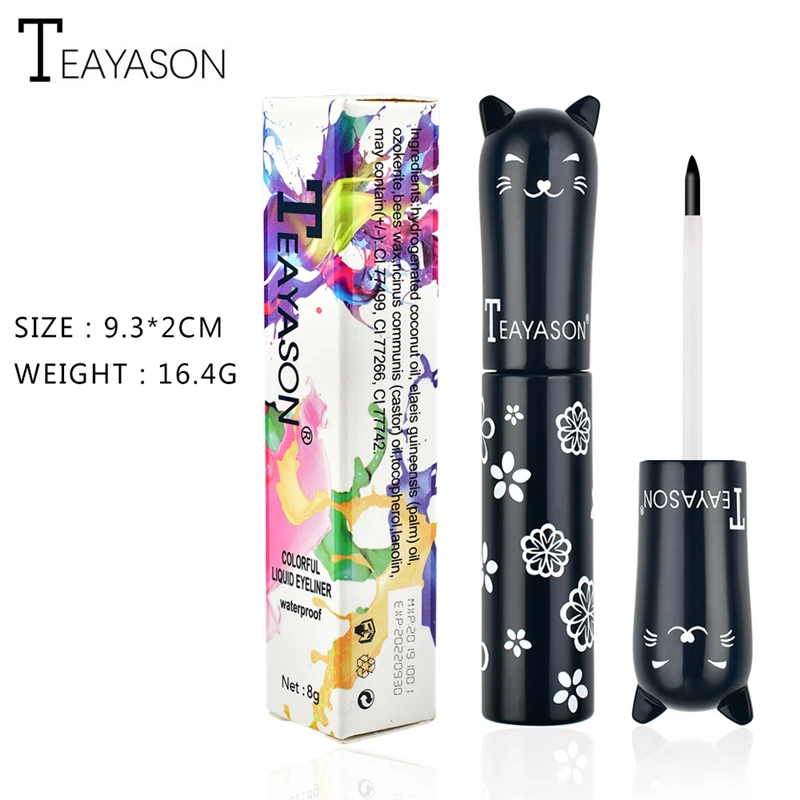 Цветная жидкая подводка для глаз карандаш красочная макияж пигмент Длительное