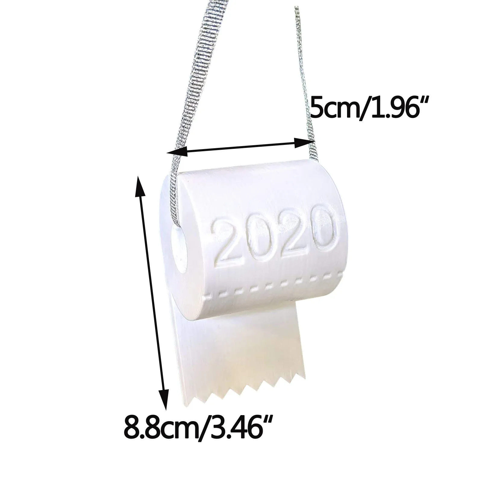 2020 Quarantine Christmas Ornament Tree Hanging Toilet Paper Crisis Decoration Funny Gift Navidad | Дом и сад