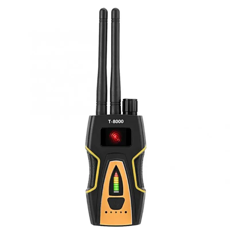 

T8000 Anti-Spy Wireless RF Signal Detector GSM Camera Finder Monitor GPS Scanner