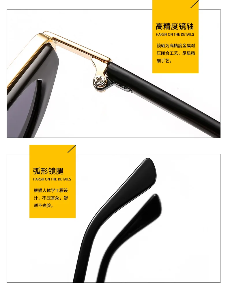 

Fashion Small Cat Eye Women Sunglasses Brand Designer Vintage Triangle Candy Color Female Sun Glasses Shades UV400 Men