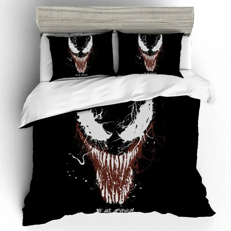 DQ0425 Домашний текстиль постельное белье Venom Ropa De Cama свадебный подарок Sabanas 3d комплект постельного белья королевского размера Lencol Cama Casal Cat постельное белье поплин - Цвет: DQ0425
