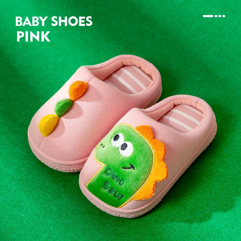 

Winter Children Shoes Baby Slippers Infant Toddler Plush Warm Slippers Soft Anti-slip Indoor Kids Cotton Shoes SCM005