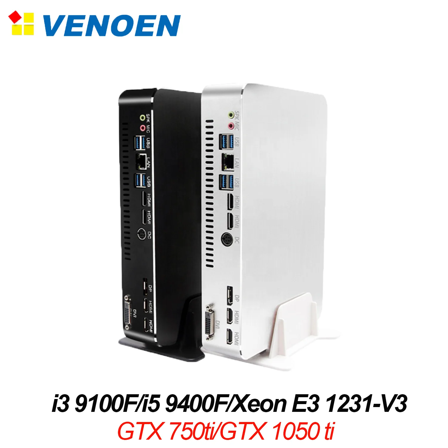 M.2 PCIE Intel Core I3 i5 9400F Xeon miniPc v3 NVIDIA GTX 1050Ti 750Ti 4G маленький неттоп настольный компьютер LTE