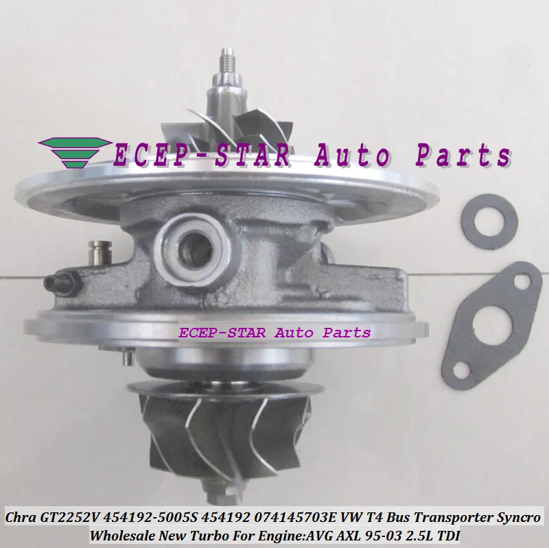 Турбокартридж CHRA GT2252V 454192 5006S 0005 0002 074145703GX V для VW T4 Transporter Syncro AVG AXL 2.5L|cartridge cap|cartridge