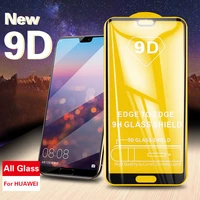 9d full cover tempered glass for huawei p20 p30 lite mate 10 20 lite screen protector for honor 20 10 9 lite protective glass