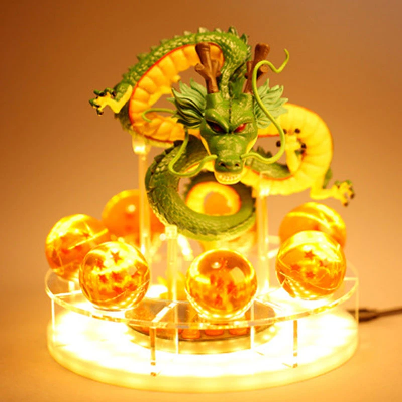 Dragon Ball хрустальный шар базовый светильник Shenlong Jinlong Sun Wukong кукольная
