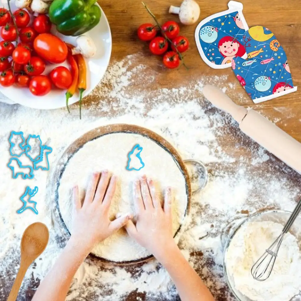 

13PCS Kids Cooking And Baking Set DIY Dress Up Chef Costume Child Career Experience Parent-child Interactive Toys