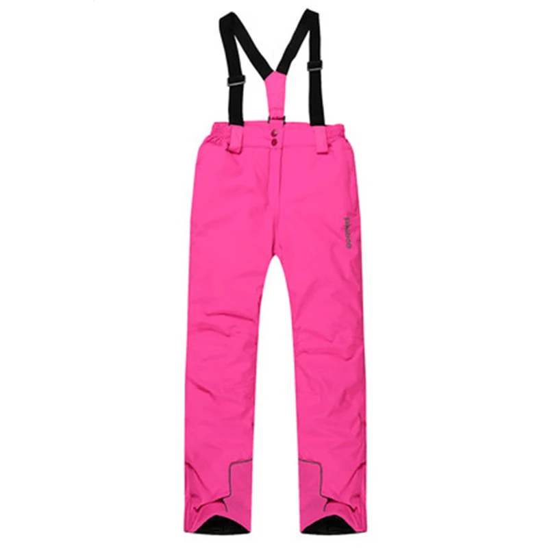 Детские зимние лыжные штаны уличные теплые для сноубординга водонепроницаемые