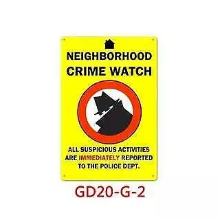 

Warn You Not To Enter The Surveillance Area Near The Metal Tin Sign Decoration Shop Home Courtyard Corridor Club Decoration Sign