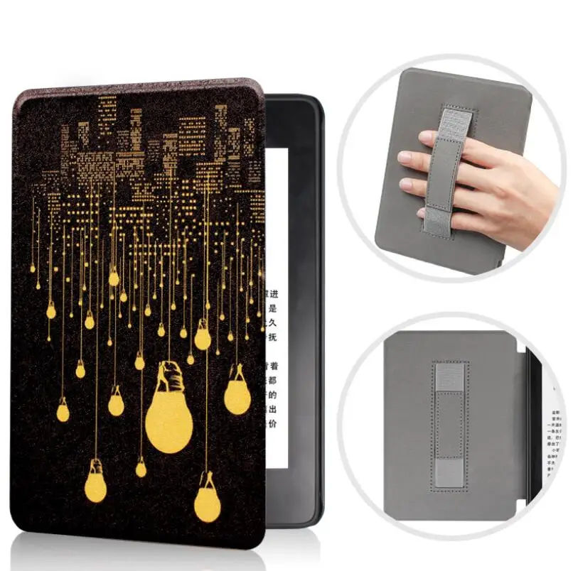 Чехол Gligle handstrap для Amazon kindle Paperwhite 4 корпус электронной книги 1 шт./лот+ пленка для экрана+ сенсорная ручка