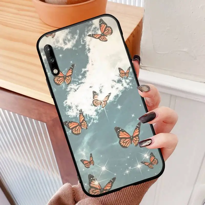 

Butterfly Phone Case For honor 7 8 9 10 20 30 A X S lite pro PLAY Cover Fundas Coque
