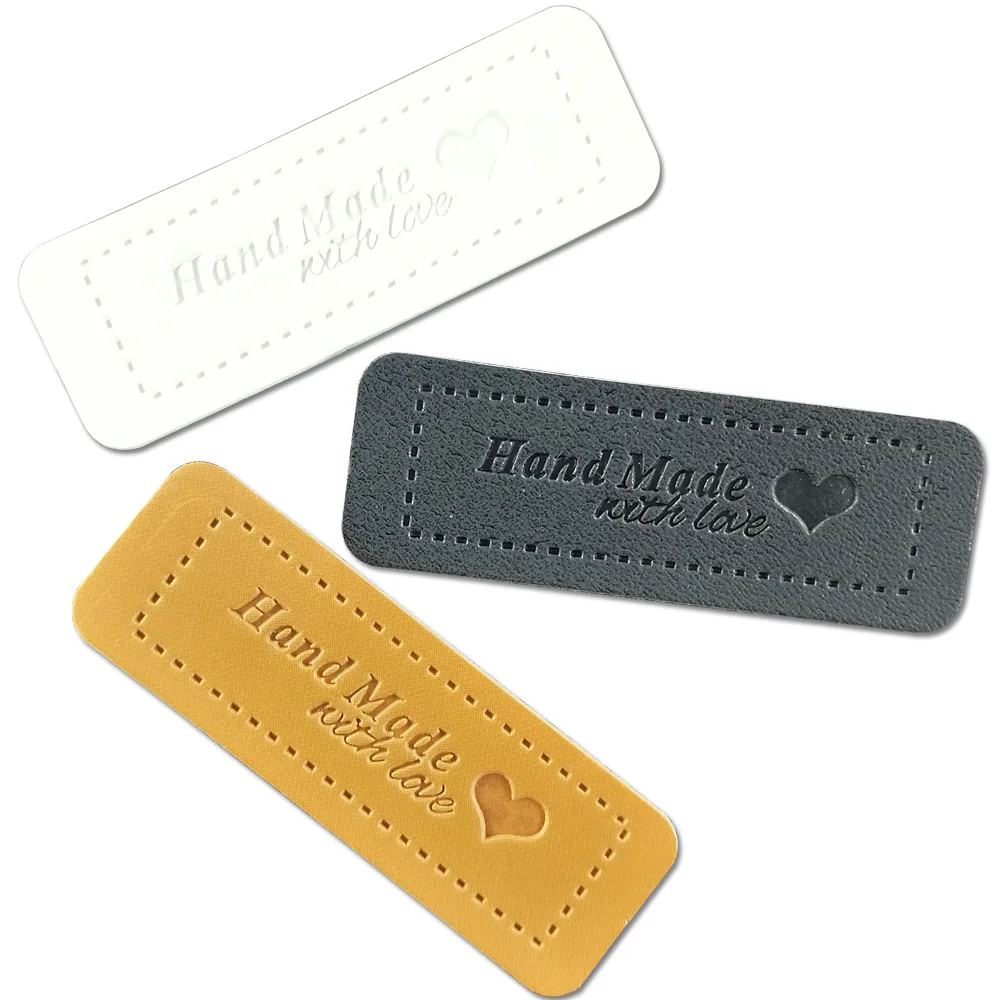 Детская одежда ручная работа Швейные аксессуары с кожаными бирками Love для семьи