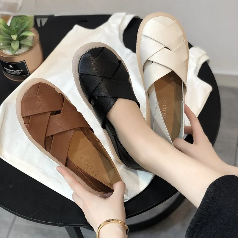 

Туфли-оксфорды женские из натуральной кожи, однотонные, на плоской подошве