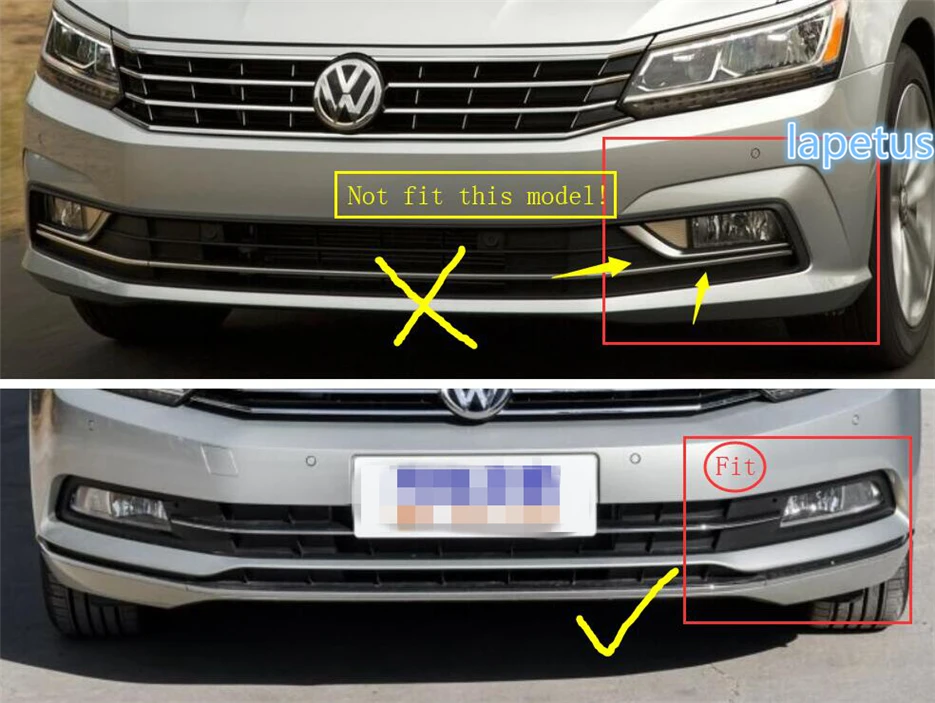 Комплект для передсветильник противотуманных фар из нержавеющей стали Volkswagen Passat