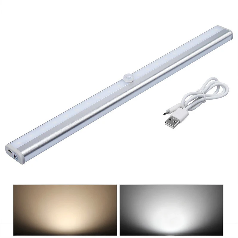

20 LED Rechargable PIR Motion Sensor Cabinet Light Wardrobe Cupboard Lights