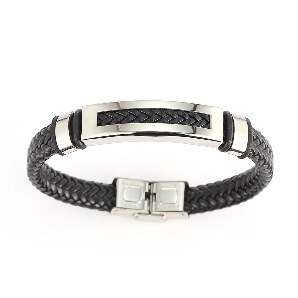 Матч правой Для Мужчин's Кожаные браслеты металлический браслет манжеты для