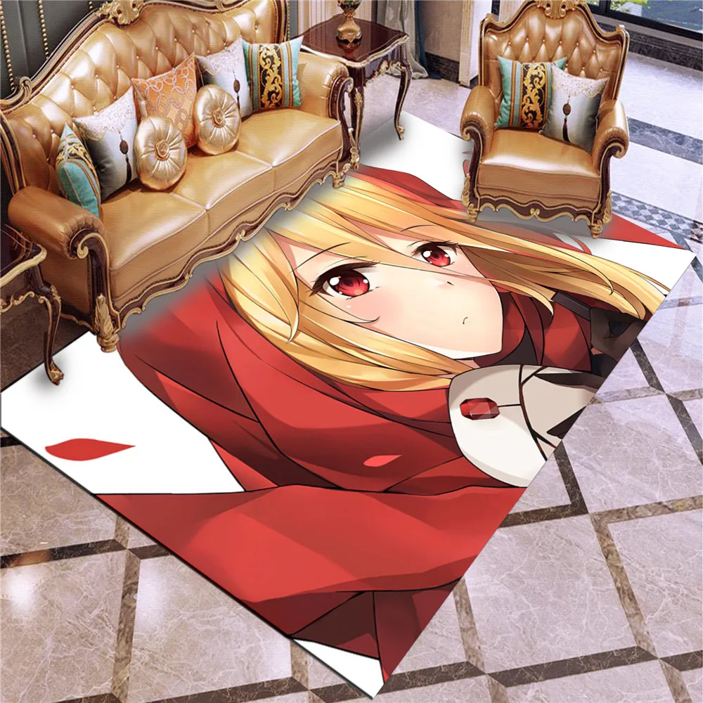 

Hot Sale Anime Albedo Carpet Kids Room Cartoon Rug Living Room Carpet OVERLORD Printed Large Rectangle Area Rug