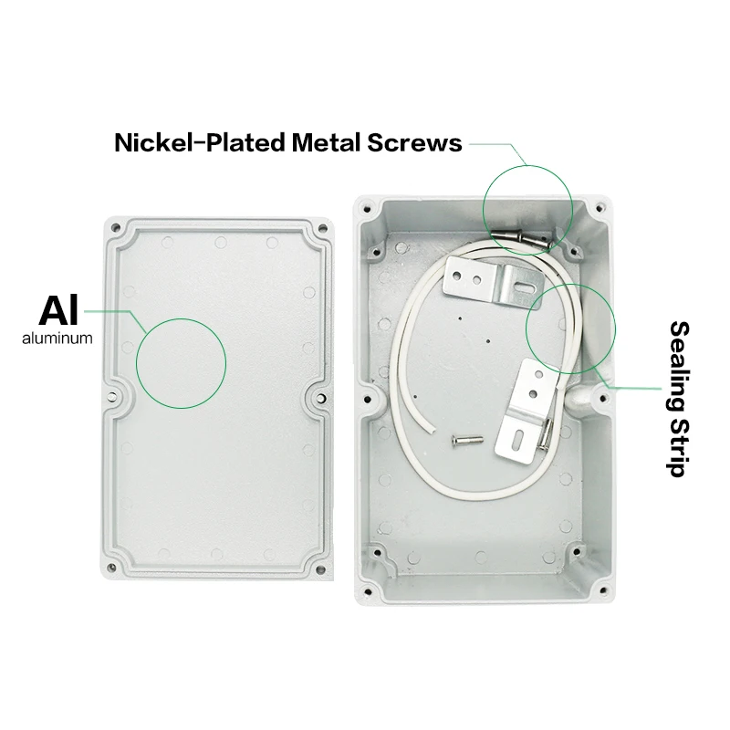 Взрывозащищенный водонепроницаемый алюминиевый корпус электронный ip68