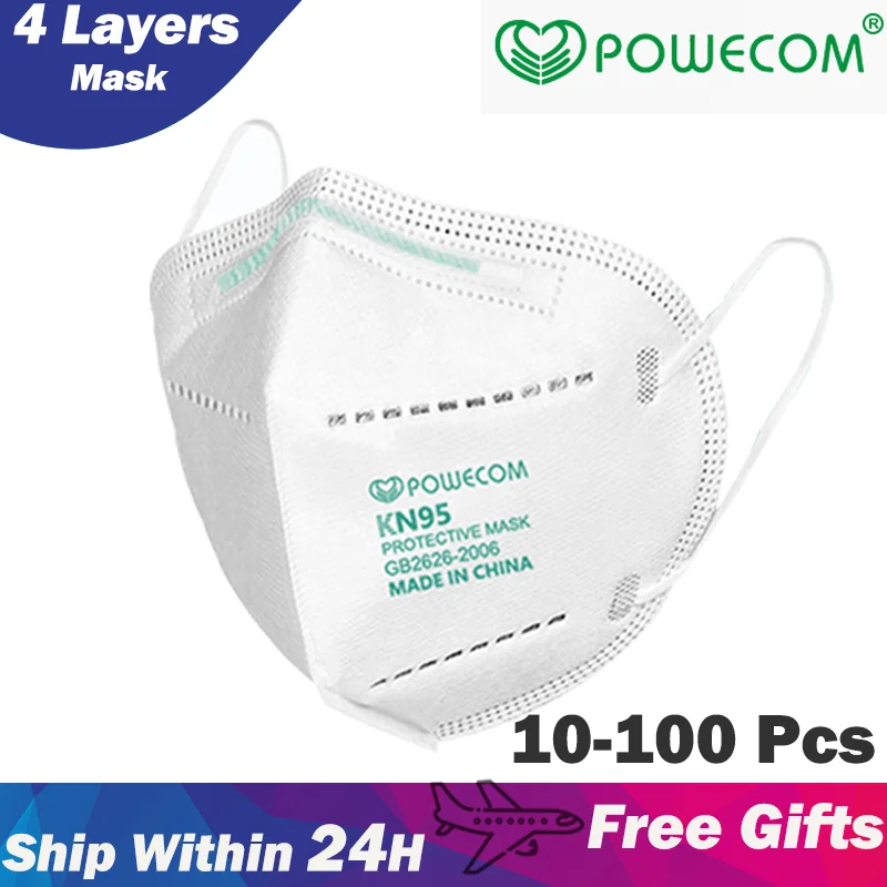 Маски многоразовые KN95 Powecom маски для лица 95% фильтрующие удобные mascarilla kn95|Маски| |