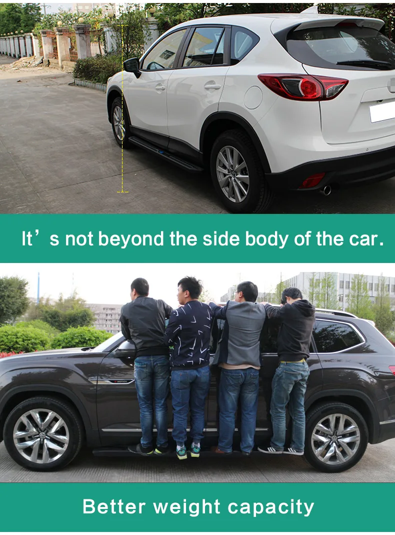 Горячие подножка Бег доска nerf бар для MAZDA CX-4 CX-5 CX-7 CX-8 IATF16949 качество сделано в Китае, внедорожник, speciali