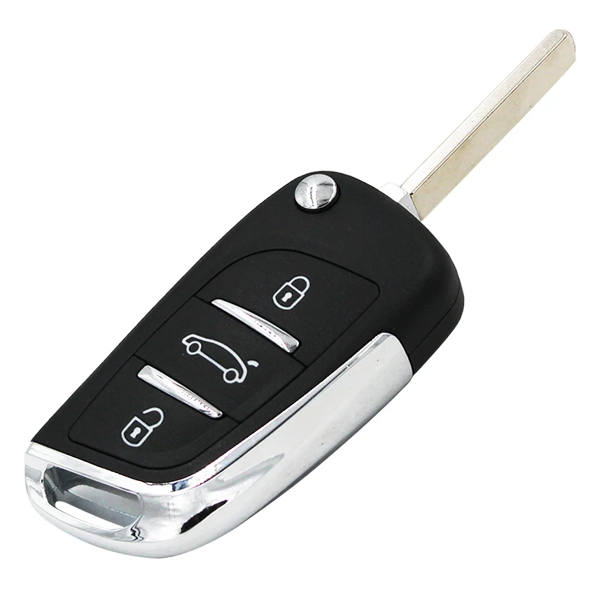Новый откидной дистанционный ключ-брелок с 3 кнопками для Citroen C2 C3 433 МГц ID46 чип CE0536