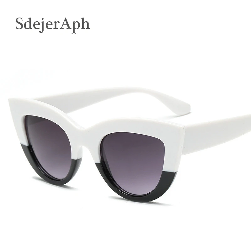 Солнцезащитные очки кошачий глаз для мужчин и женщин винтажные модные в стиле