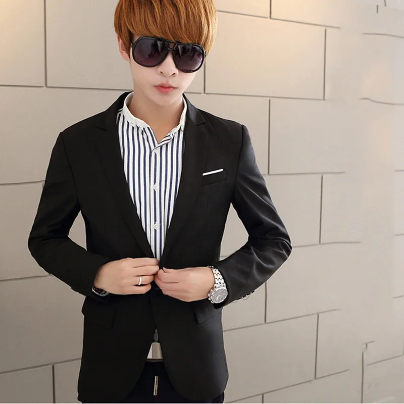 CYSINCOS Men's Small Blazers Jacket And Coats Men Blazer 2018 Masculino Slim Fit Hombre Jackets | Мужская одежда