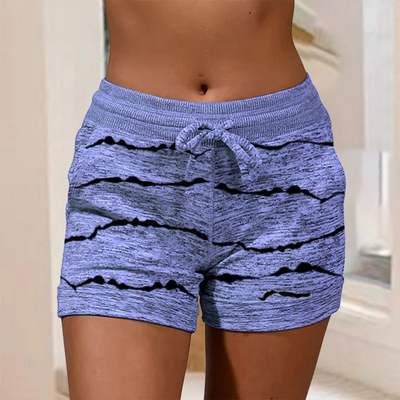 Европейский Стиль женские Шорты повседневные пикантные домашних футболок