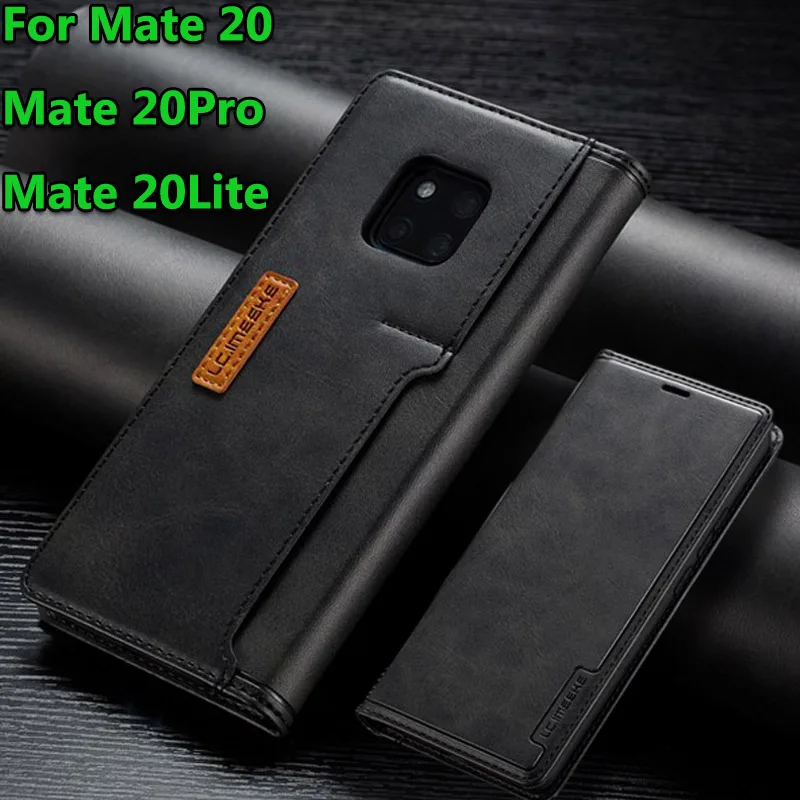 

Flip Case For Huawei Mate 20 Pro Lite Case Cover Leather Contrast Magnetic Case For Huawei Mate20 Mate 20Lite 20Pro Coque Funda