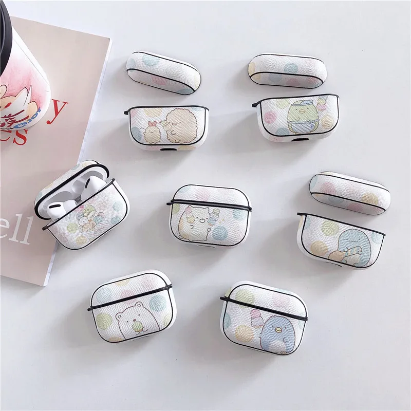 Чехол для наушников с японским мультипликационным принтом Sumikko guurashi защитный
