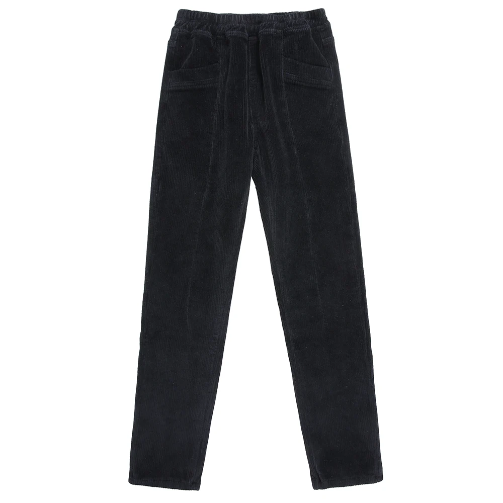 Winter Warm Harem Pants Women New Corduroy Casual High Waist Female Trousers Fleece Pantalones Thick Loose Woman Pants