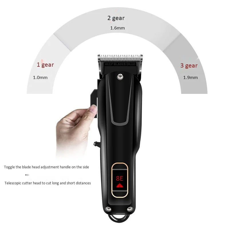 Беспроводные машинки для стрижки волос мужчин профессиональный набор с литиевым