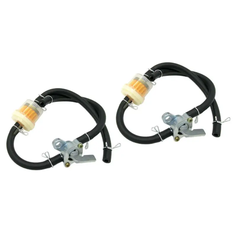 2 * Универсальный Топливный бензиновый фильтр для мотоцикла с шлангом и топливным