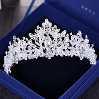 diverse silver color gold crystal crowns bride tiara fashion queen for wedding crown headpiece wedding hair jewelry accessories