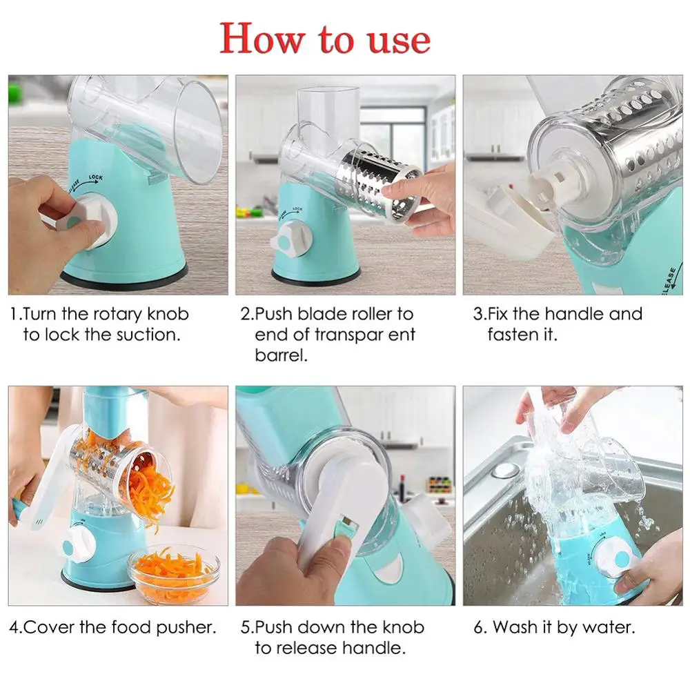 manual vegetable cutter slicer multifunctional round mandoline slicer potato cheese kitchen gadgets kitchen accessories free global shipping
