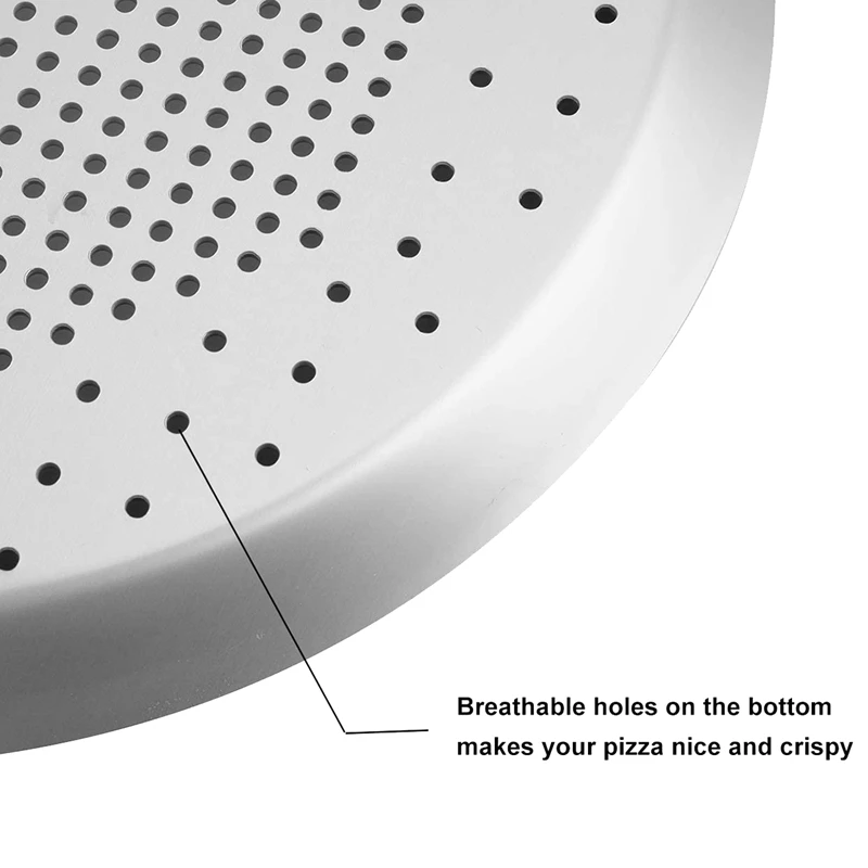 Противень для пиццы 9 дюймов с отверстиями 2 упаковки противень поднос духовки